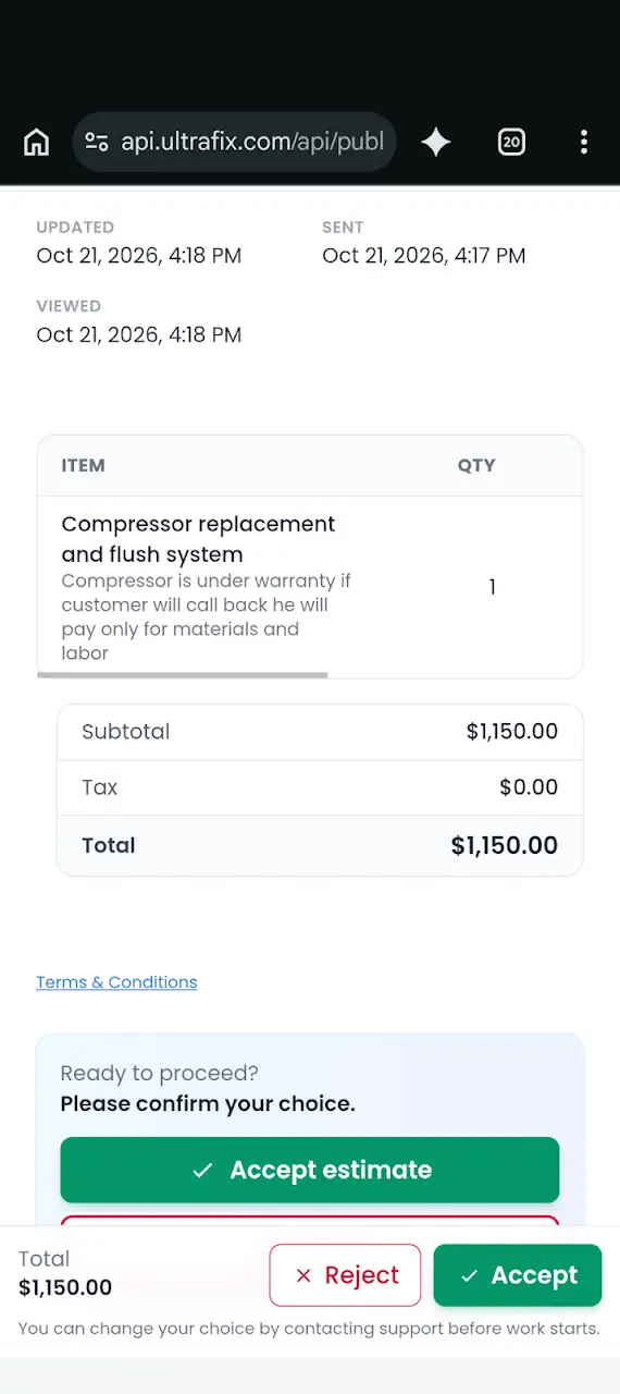 Photo from Jay N.'s review of UltraFix Appliance Repair